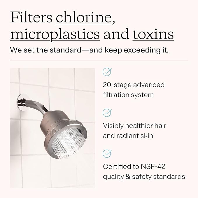 Filtered Shower Head for Healthier Hair & Skin – Removes Chlorine & Heavy Metals - Image 3
