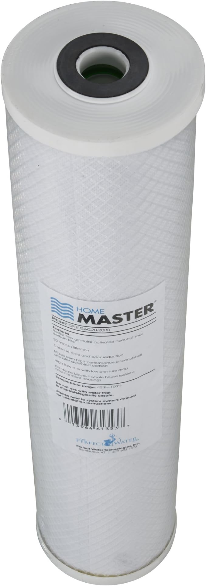 Home Master CFRFGAC20-20BB Replacement Whole House Water Filter, High Flow 20gpm by HomeMaster