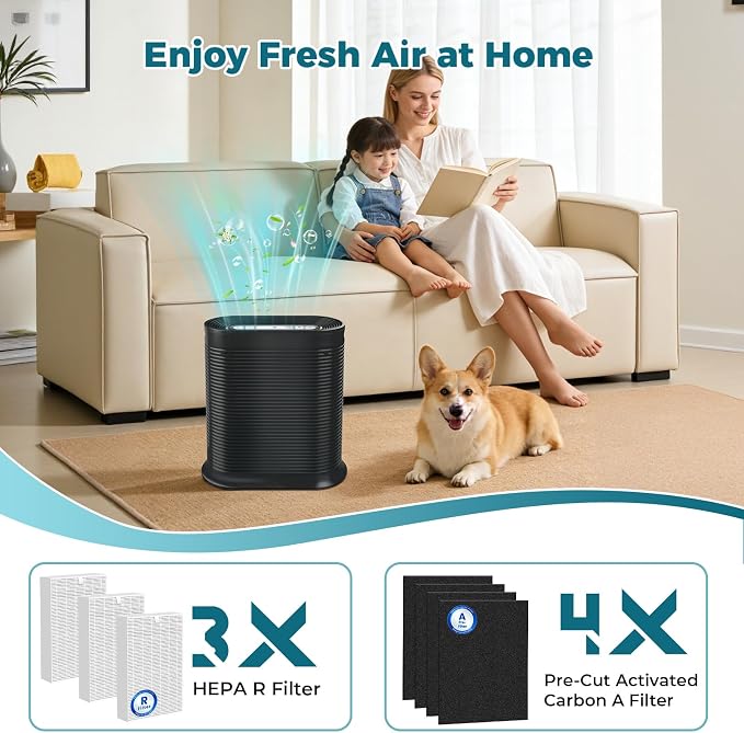 HPA100 HEPA Filter Replacement for Honeywell Air Purifiers, Compatible - Image 6