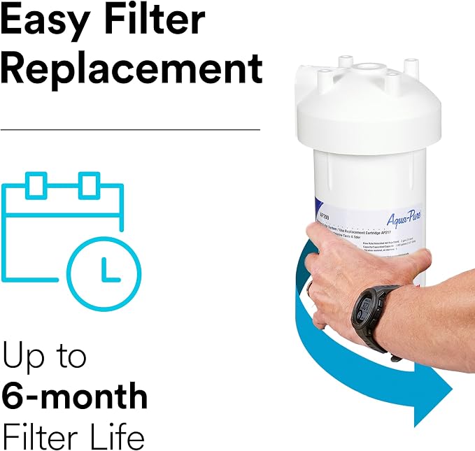 3M Aqua-Pure Under Sink Water Filter System AP200, Full Flow 1.75 Gallons per - Image 4