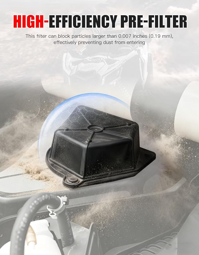 Air Intake Pre-Filter for Can-Am Maverick X3/Max Models, ABS Plastic Debris - Image 2