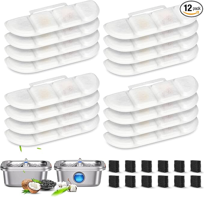 12 Pack Replacement Filters Compatible by KTNAid