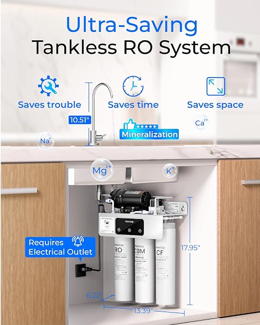 Waterdrop T3-M Remineralization Reverse Osmosis Water Filter, NSF/ANSI 372 - Image 2