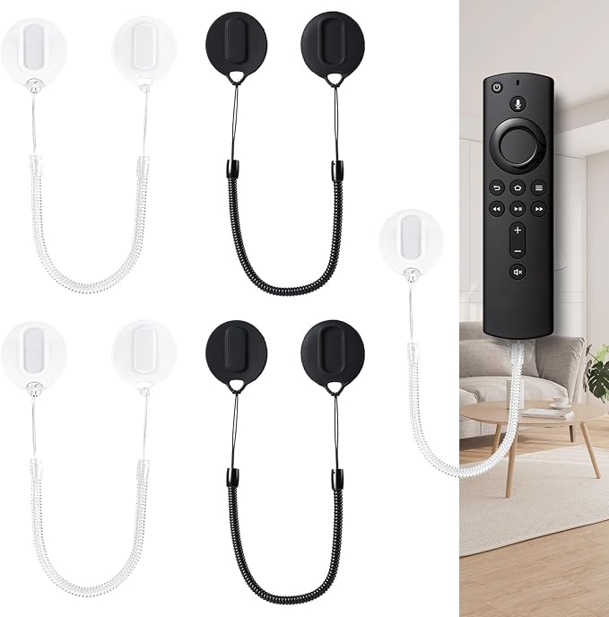 4-Pack Magnetic TV Remote Leash Holders by Unknown