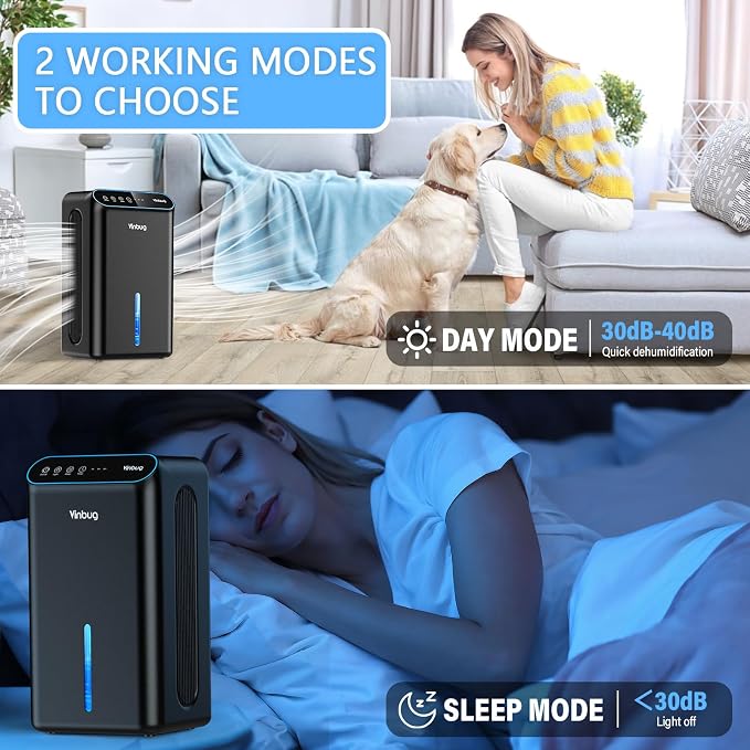 Dehumidifier for Home, Small Quiet Dehumidifiers - Image 6