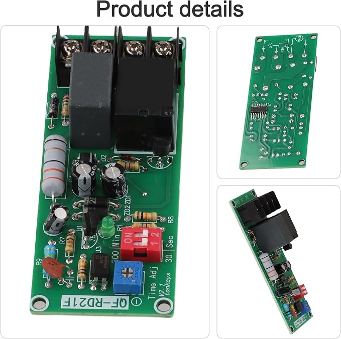 Turn Off Delay Switch Board Adjustable Timer Control Relay Module AC100V-220V - Image 5