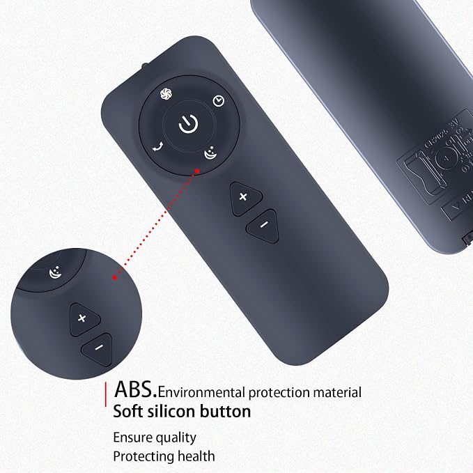 Replacement Remote Control fits ULTTY Bladeless Tower Fan and Air Purifier H13 - Image 2