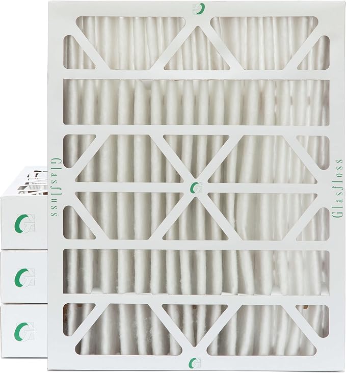 Glasfloss 16x20x4 MERV 13 AC & Furnace 4" Depth Air Filters. Box of 4. Actual by Glasfloss