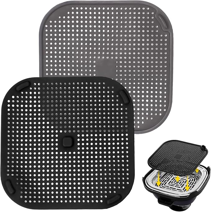 2 PCS Updated Heat Resistant Splatter Screen Compatible by HUTUDANRecommendedForYou
