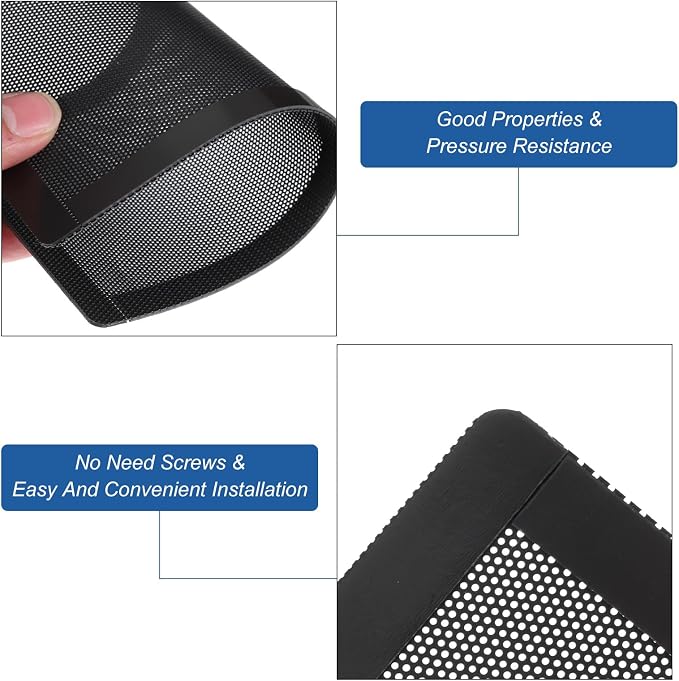 MECCANIXITY 3PCS PC Dust Filter, 200x100mm Magnetic Frame PVC Computer Case - Image 4