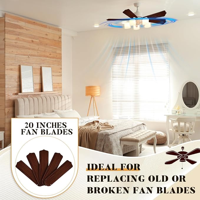 Lineshading 10 Pack 20" Replacement Fan Blades - Image 5