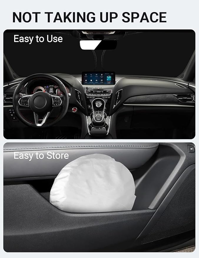 Proadsy Windshield Sun Shade Custom Fit Acura RDX 2019-2024 2025 2026 4-Layer - Image 8