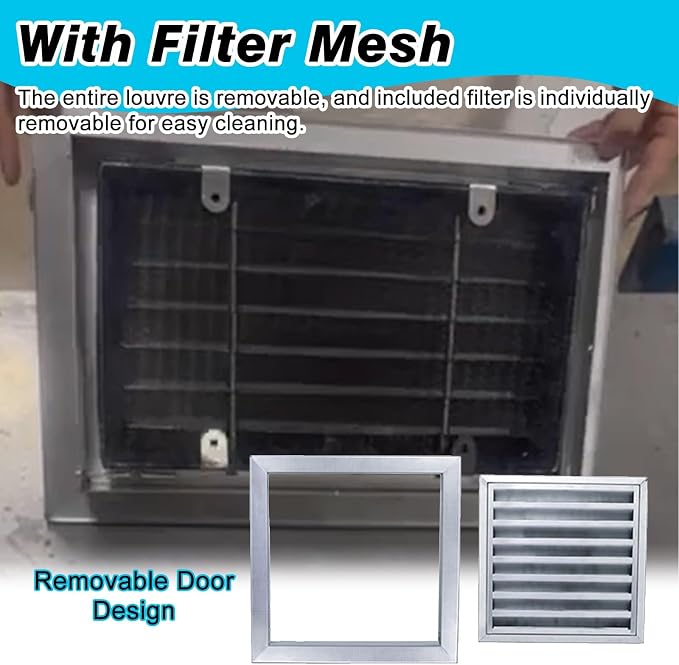 Square Stainless Steel Vent Grille - Image 6