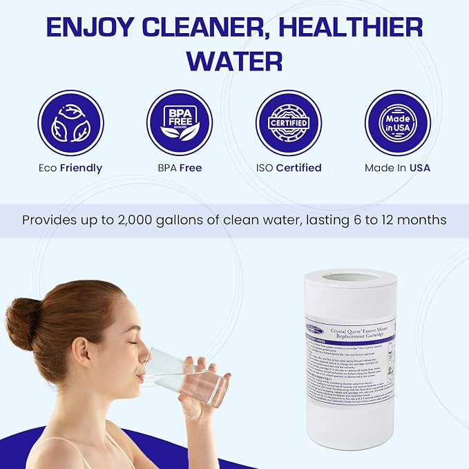 Crystal Quest Faucet Mount Filter Cartridge – Advanced Multi-Stage Filtration - Image 4