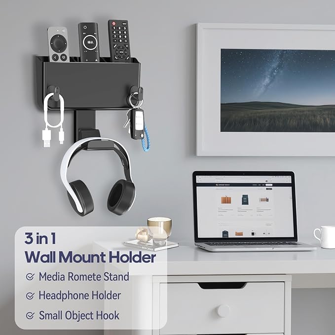 Kytok Adhesive Remote Control Holder Wall Mount - Image 3