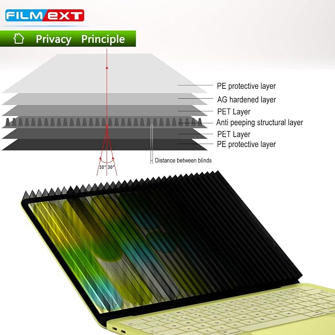 FILMEXT Privacy Screen for Macbook Neo 13 inch, Removable Mac neo 13" Privacy - Image 9