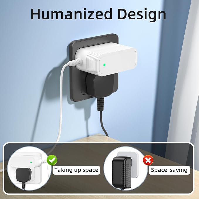 Power Cord for BLUEAIR Premium Smart Humidifier, 12V Charger for BLUEAIR H35i - Image 4