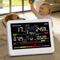 Upgrade 16 in 1 Air Quality Monitor Indoor 15h Battery & Real-Time Display 9 by YNAK