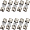 SIXQJZML 10 Pack F2.5AL Fast-Blow Mini Fuse 2.5A 2.5amp 125V Glass Fuses 0.14 x by SIXQJZML