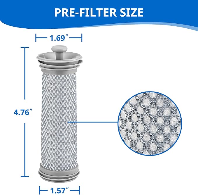 Pre Filter Compatible for Tineco A10/A11 Hero, A10/A11 Master, for PURE ONE S11 - Image 2