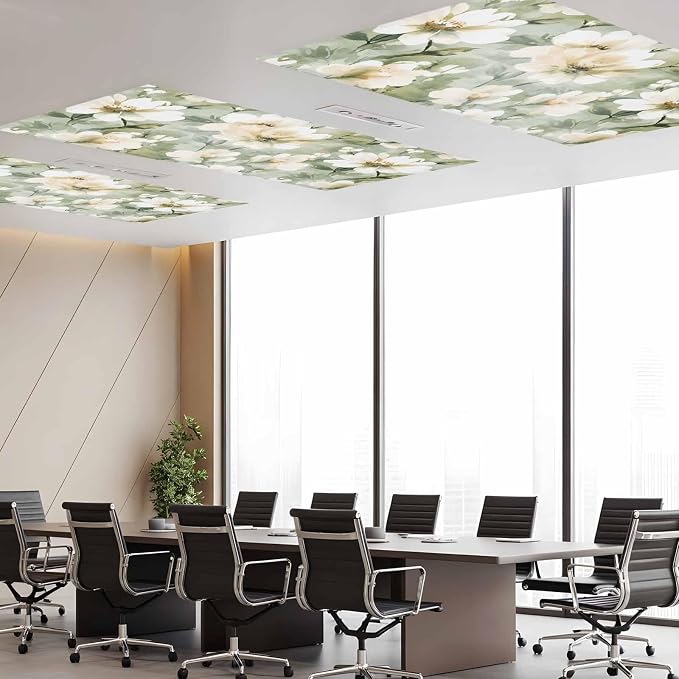 4 Pack Retro White Fluorescent Light Covers - Image 4