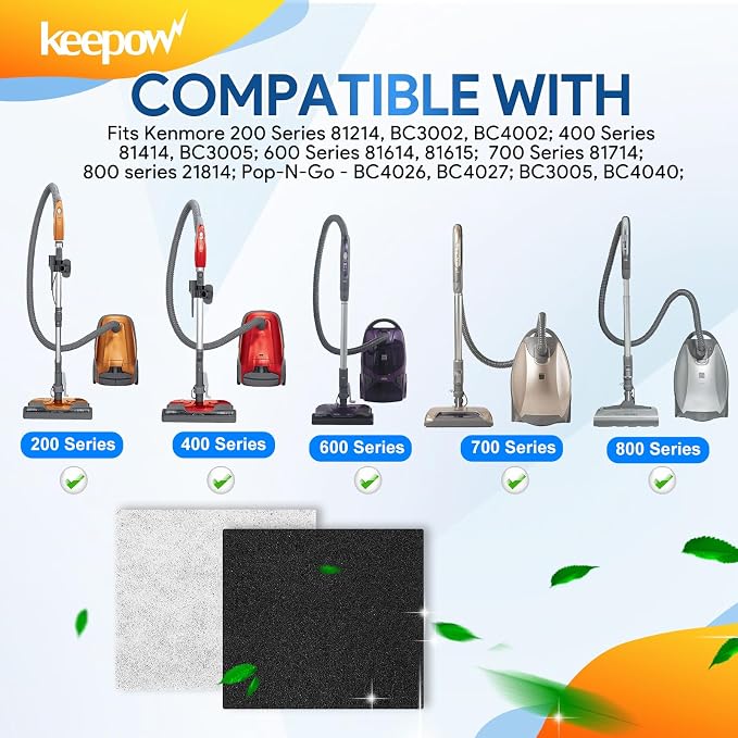 KEEPOW 10 Pack CF-1 Hepa Filter Replacement Compatible - Image 2