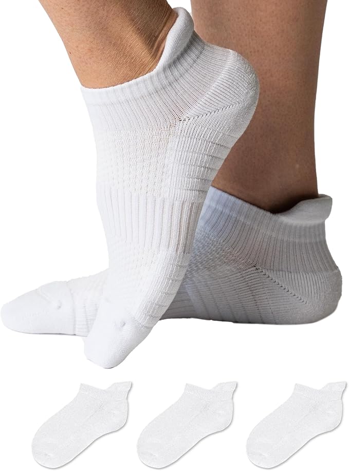 Viasox Ankle Compression Socks for Women & Men 3 Pack, 14 mmHg Support Improves by Viasox