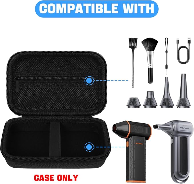 Case Compatible with WOLFBOX MF100 / MF50 Electric Air Duster – Travel Portable - Image 3