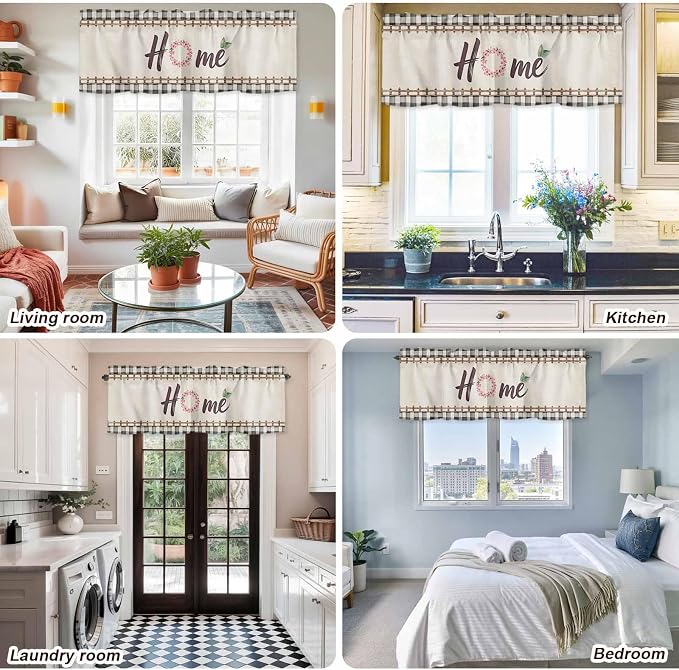 Spring Flowers Curtain Valances - Image 9