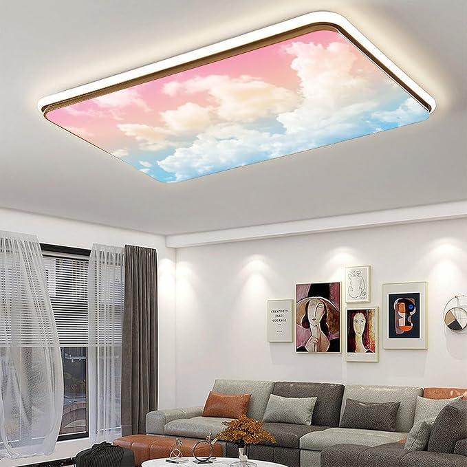 2PCS Fluorescent Light Covers for Classroom Ceiling Lights Magnetic Light Covers - Image 6