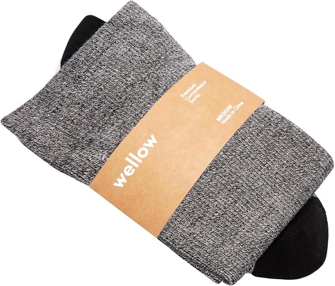 Wellow Wide Calf Compression Socks by WellowCompressionSocks