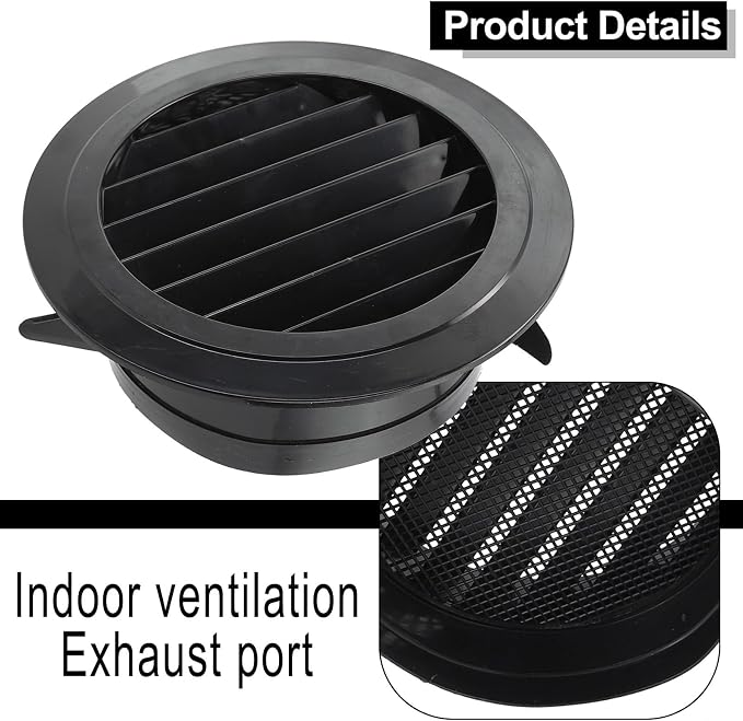 Easy Cleaning Ventilation Grille Cover, ABS Material, Efficient Airflow - Image 9