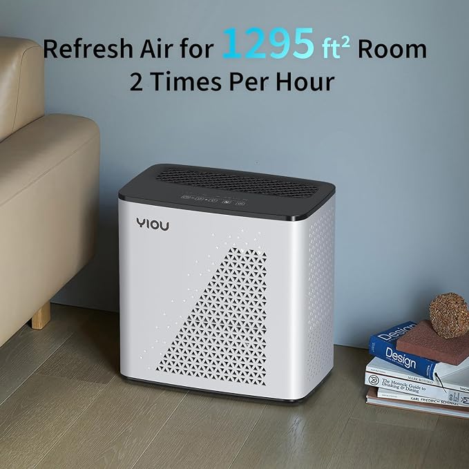 Air Purifier for Bedroom Home, Large Room Up to 547 Ft², H13 True HEPA Filter - Image 2