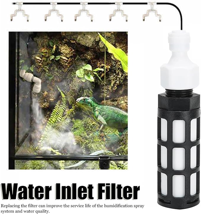 Portable Water Inlet Filter for Misting System – Self-Priming Water Filter - Image 2