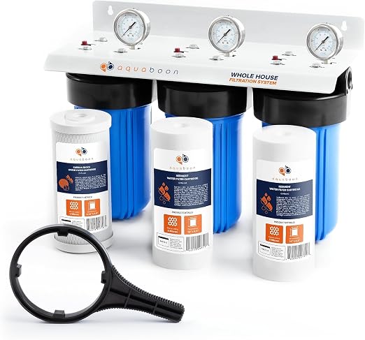 Aquaboon 3-Stage Whole House Water Filter System by Aquaboon
