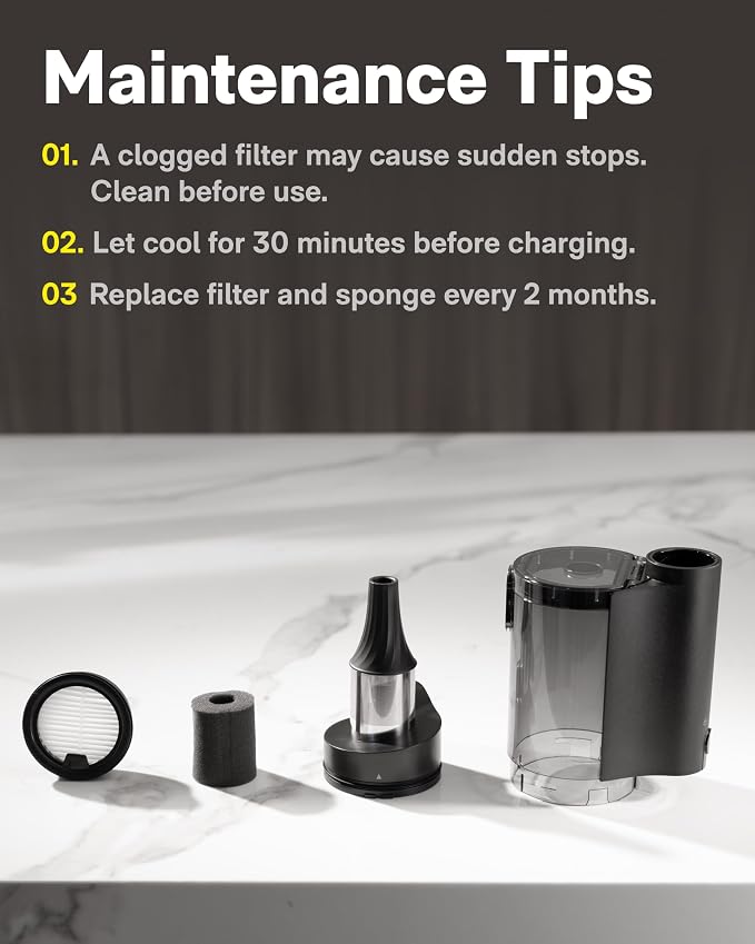 HOTO BlowVac™ Handheld Vacuum Cordless, Car Vacuum Cleaner - Image 6