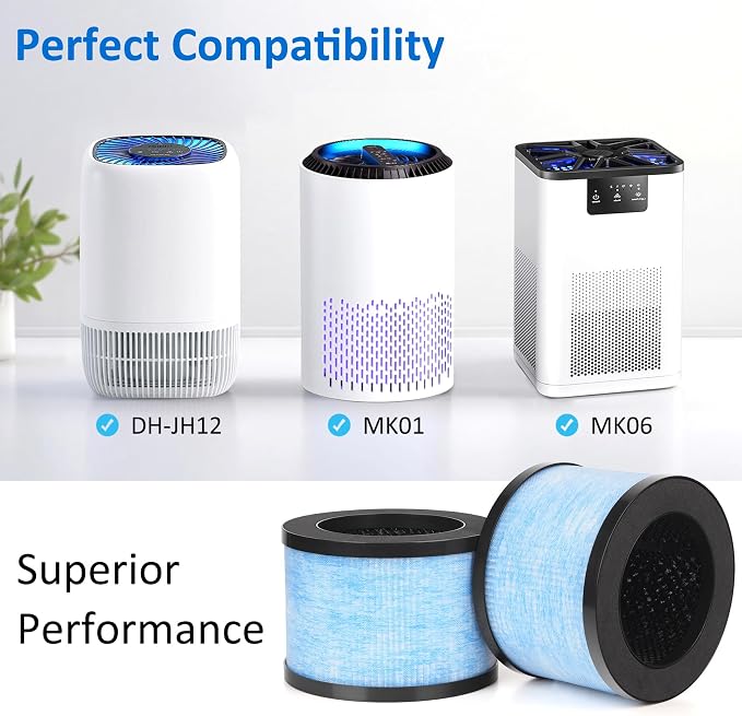 MK06 MK01 True HEPA Replacement Filter Compatible - Image 3