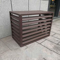 Multifunctional Aluminum Shutter Privacy Fence, Mini Split Cover by Unknown