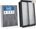 Engine+Cabin Air Filters Fit for 2016-2018 Kia Sorento L4 2.0L, 2016-2020 by RVgolf