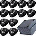 12 Pcs Mini Caster Wheels, Self Adhesive Caster Wheels, 360° Swivel Appliance by Unknown