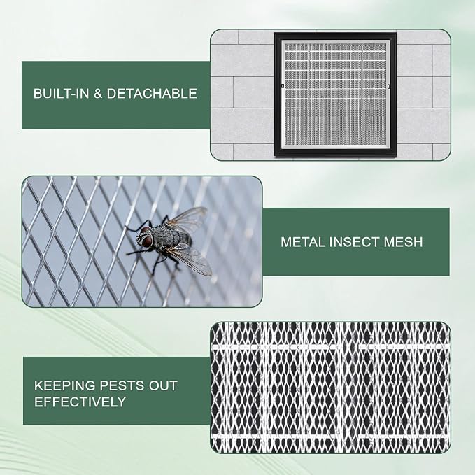 2-Pack 20"x20" Gable Vent - Image 4