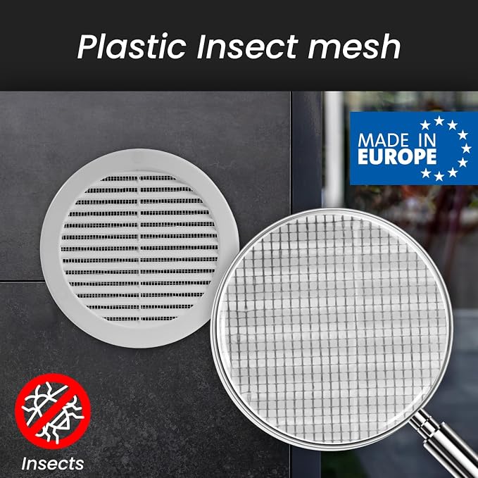 Repa Market 8 Inch White Round Air Vent Cover - Image 3