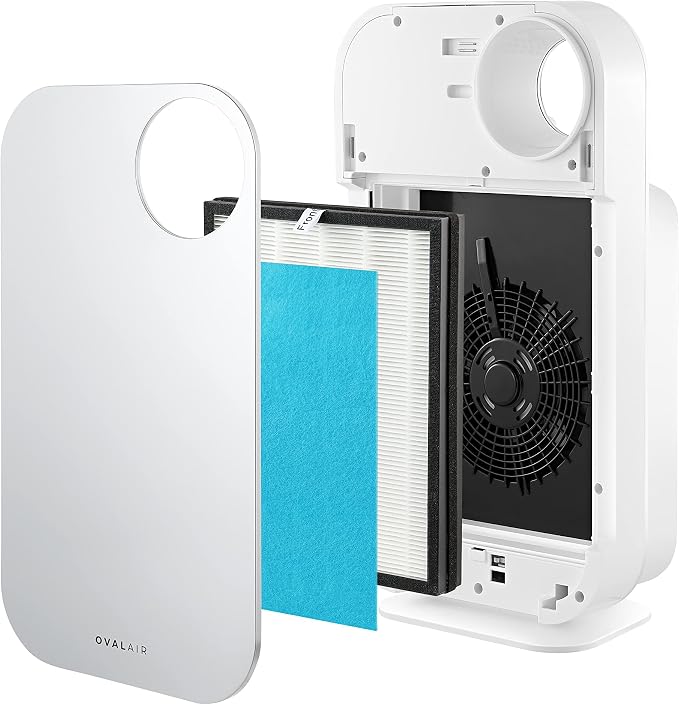 OVAL AIR AIR1000B-COVER Custom Air Purifier Face Cover, 24.4" x 13.7" x 1.38" - Image 6