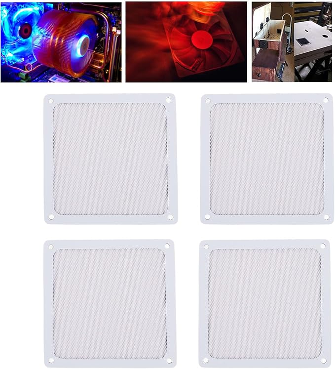 140mm Fan Dust Filter Mesh, Magnetic Frame PC Fan Grills Cover - Image 9
