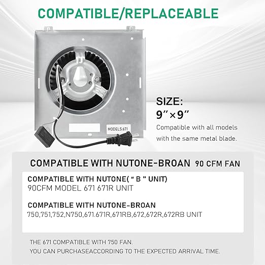 【Upgrade】 Model 671 Fan Compatible - Image 2