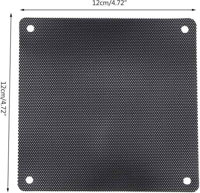 Frame Dust Filter for Computer Fan PC Fan Dust Filter Mesh PVC Computer Fan - Image 3