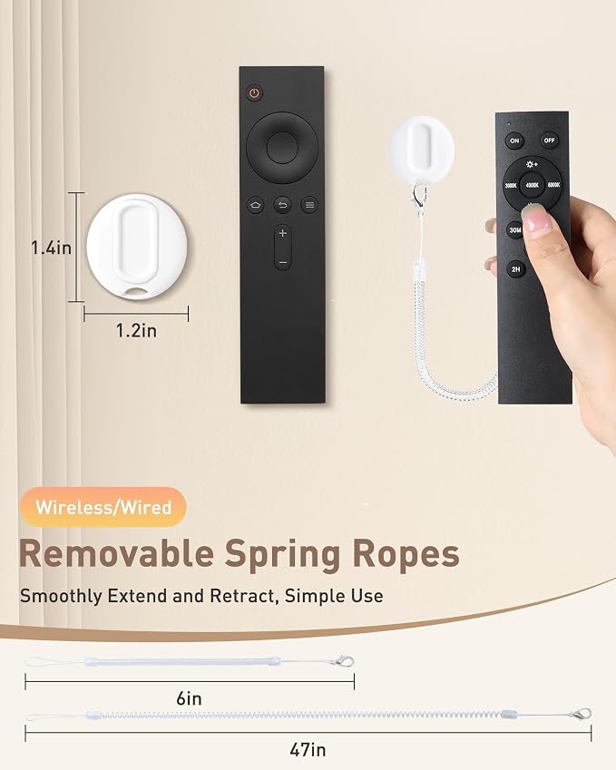 2-in-1 Magnetic Remote Control Holder Wall Mount, 2 Pack Self-Adhesive TV - Image 4