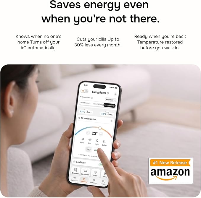 Layla Smart Home Agent 9-in-1 Smart Sensor & Air Quality Monitor | Noise & - Image 2