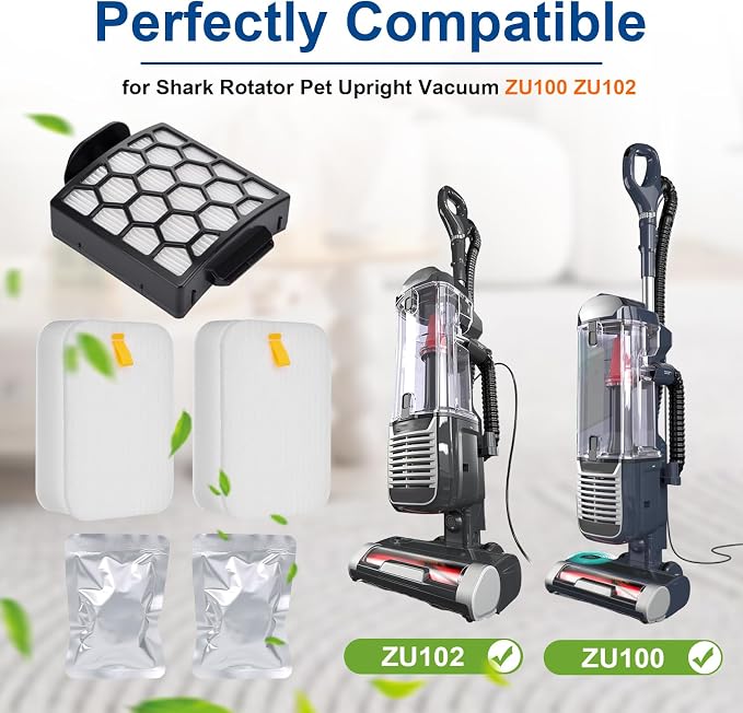 ZU100 Filters for Shark ZU102 Odor Neutralizer Cartridges for Shark ZU100 Pet - Image 2