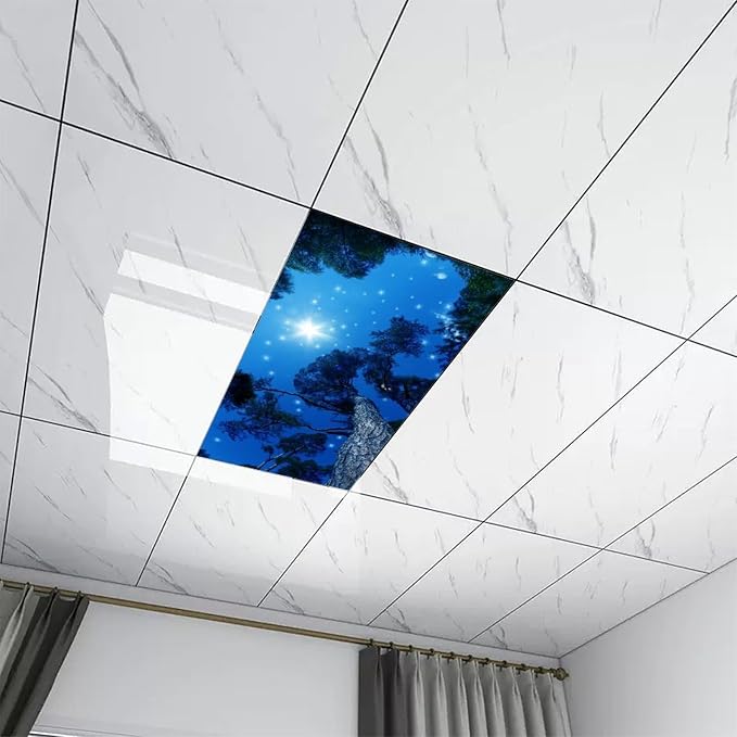 2 Pack Milky Way Fluorescent Light Cover - Image 7